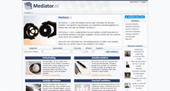 Desktop Screenshot of mediator.nl